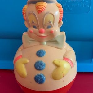 Vintage Wobble Clown